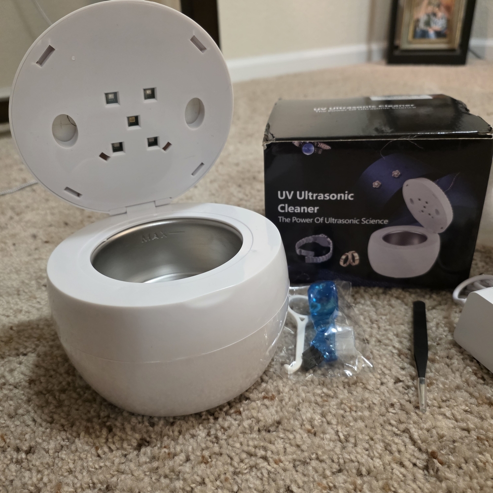 White UV Ultrasonic Cleaner
